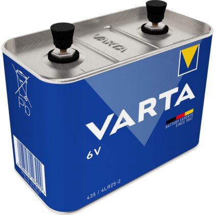 VARTA Blokbatterij 4LR25-2 - 6V 33000mAh alkaline - blister 1 stuk 435.101.111