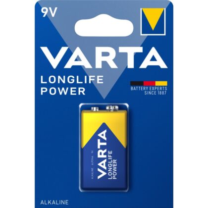 VARTA Batterij ALKALINE LONGLIFE POWER - 9V - 6LP3146 MN1604 - blister 1 stuk 4922.121.411