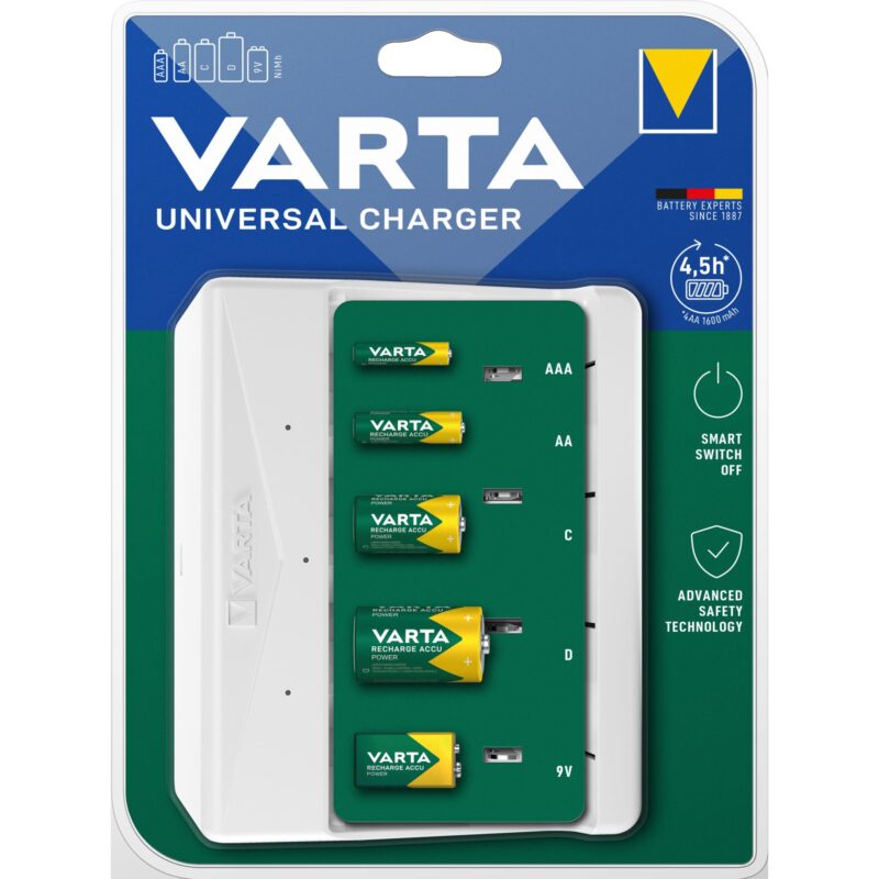VARTA Universal Charger AA/AAA/C/D/9V 57658.101.401