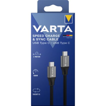 VARTA Speed Charge & Sync cable USB Type C to USB Type C 57936.101.111