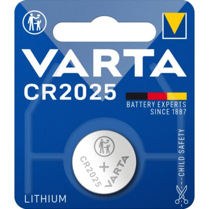 VARTA Knoopcelbatterij LITHIUM - CR2025 - 3V 170mAh - blister 1 stuk 6025.101.401