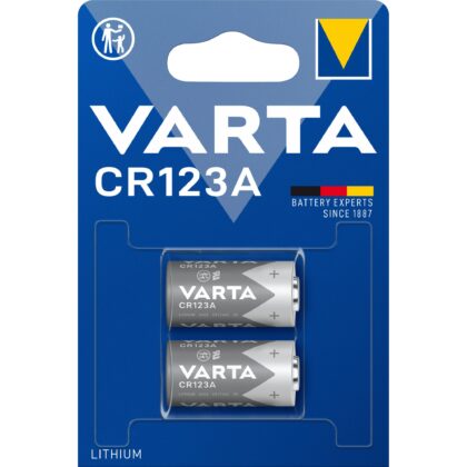 VARTA Batterij LITHIUM CYLINDRICAL - CR123A - 3V - blister 2 stuks 6205.301.402