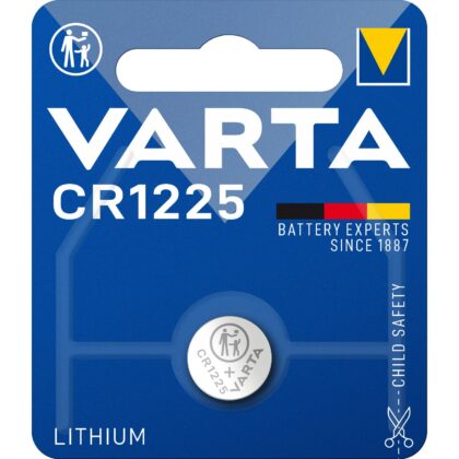 VARTA Knoopcelbatterij LITHIUM - CR1225 - 3V - blister 1 stuk 6225.101.401