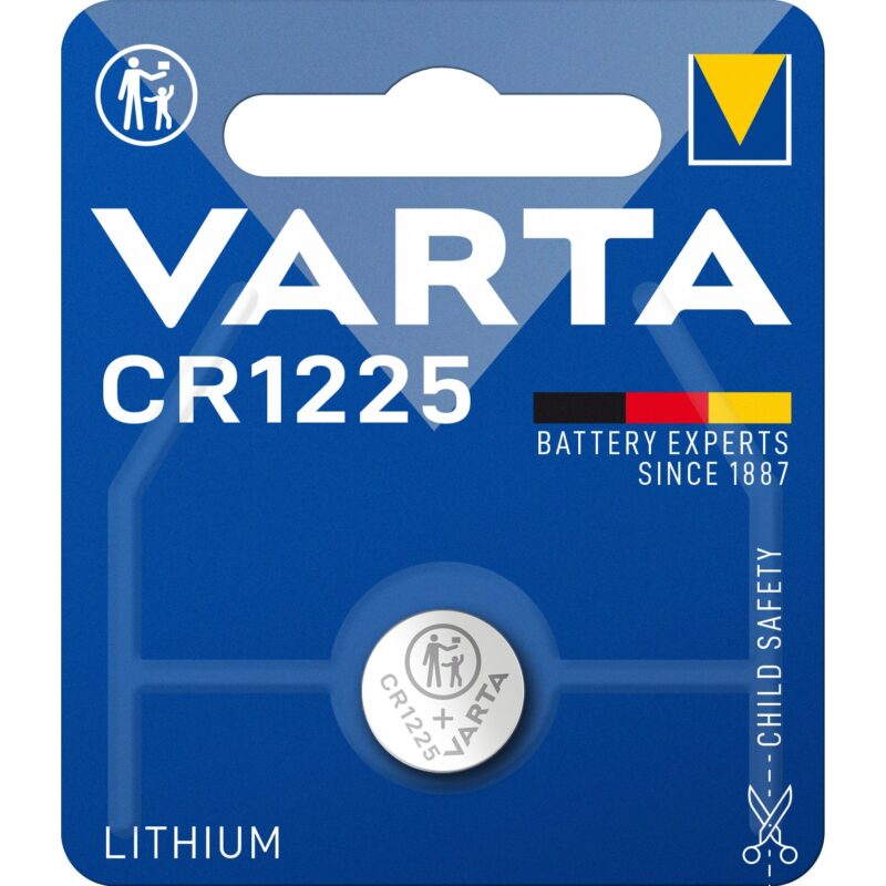 VARTA Knoopcelbatterij LITHIUM - CR1225 - 3V - blister 1 stuk 6225.101.401