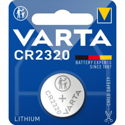VARTA Knoopcelbatterij LITHIUM - CR2320 - 3V 135mAh - blister 1 stuk 6320.101.401