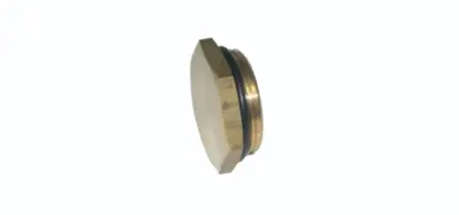 Henco VS messing collector blindstop met O-ring 4/4 M VS-06