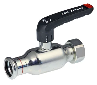 VSH Kogelkraan met volle doorlaat DN 22mm x 3/4" F pers PN16 VSH XPress Fullflow XPR11400 1020001410