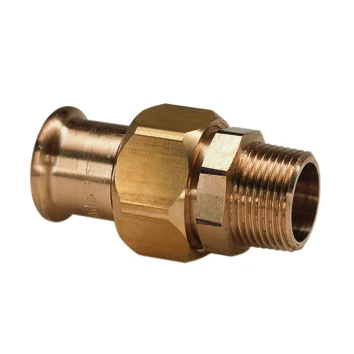 VSH Pers-3-delige koppeling brons 22 x 3/4" M (drink)water VSH XPress Koper 6331G 4802644