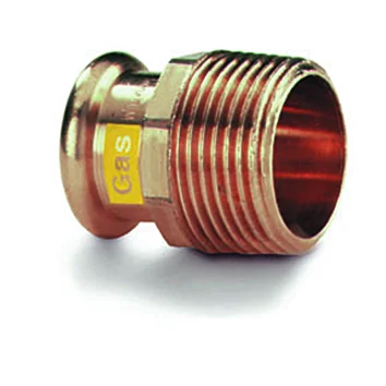 VSH Persovergangsstuk brons 22mm x 3/4" M gas VSH XPress Koper Gas G6243G 4803469