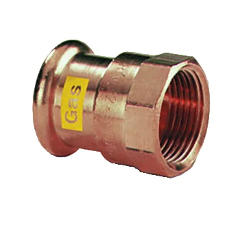 VSH Persovergangsstuk brons 15mm x 3/4" F gas VSH XPress Koper Gas G6270G 4803579