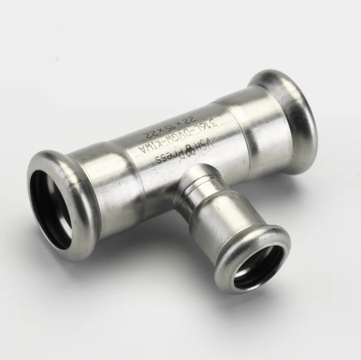 VSH Persverloop-T inox 42x35x42mm FFF (drink)water VSH XPress Inox R2715 6191526