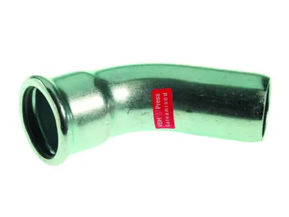 VSH Persinsteekbocht staal 15mm MF 45° verwarming VSH XPress Staalverzinkt C1412 6201778