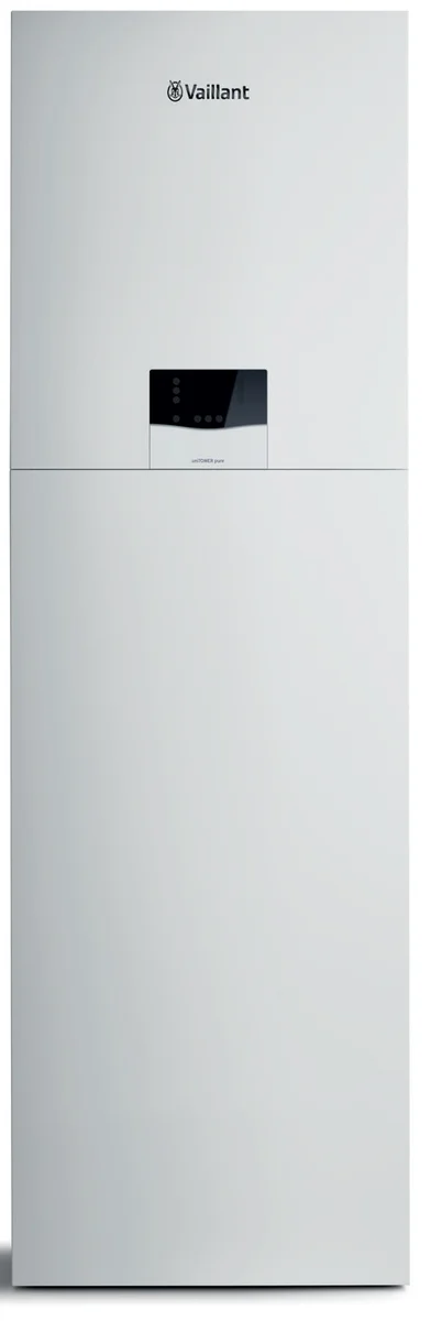Vaillant All-electric warmtepomp (lucht/water) split Vaillant uniTOWER Pure binnenunit met boiler 190L 1x230V VWL 108/7.2 IS C1 0010038163