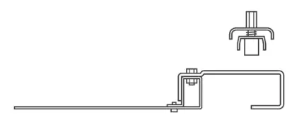Vaillant Bevestigingsprofiel voor leien set 1 vaillant 0020055184