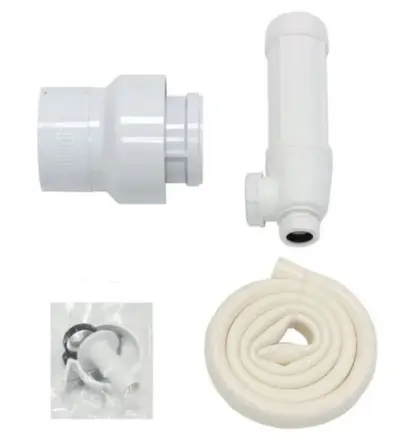 Vaillant Keteladapter 80/125 AL met condensafvoer vaillant (ex 0020045709) 0020202465