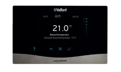 Vaillant Ruimteklokthermostaat Vaillant sensoCOMFORT jaarklok klasse VI modulerend VRC 720 0020260913