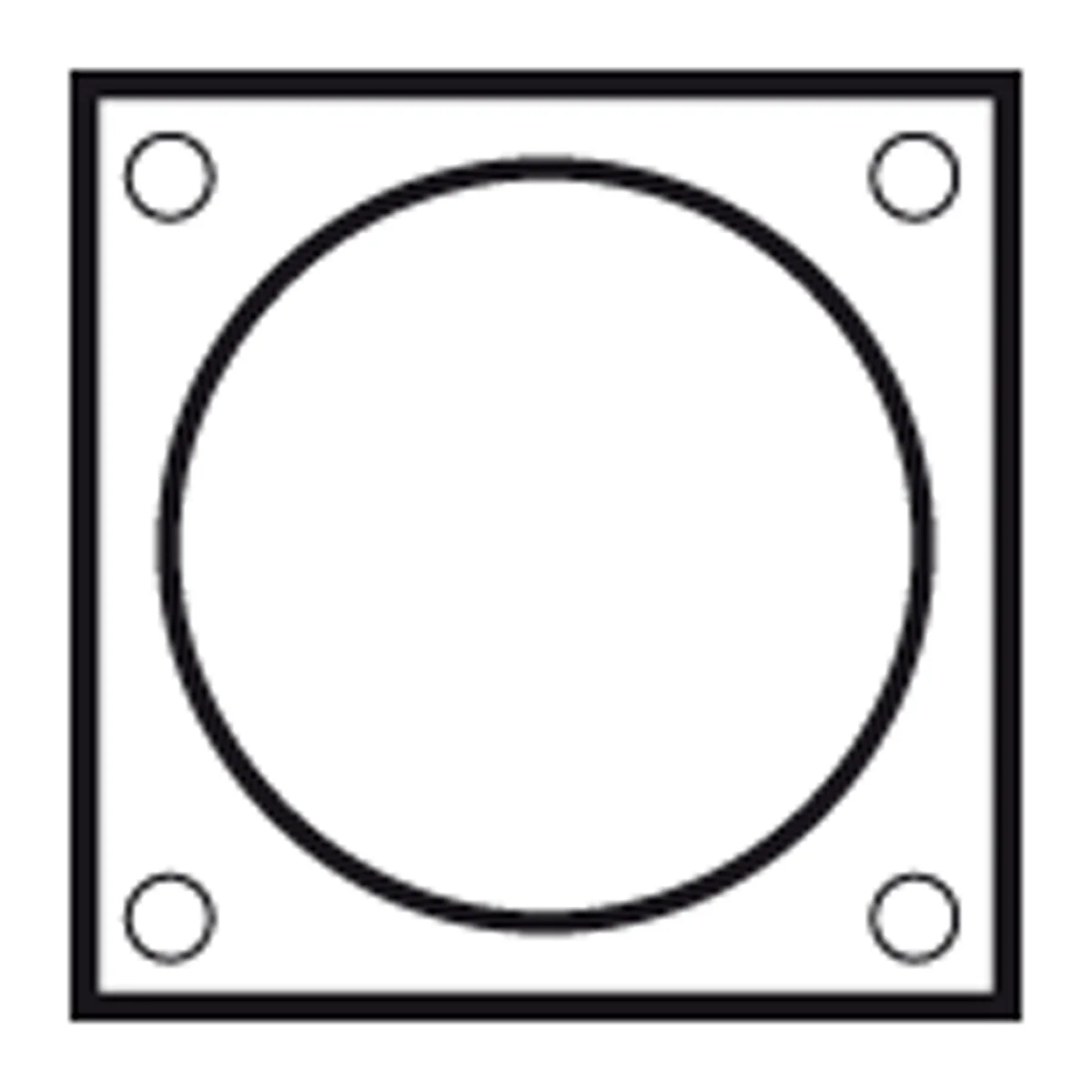 Vaillant Afdekrozet rookgas/luchttoevoerbuis Vaillant rond Ø80mm aluminium 009477