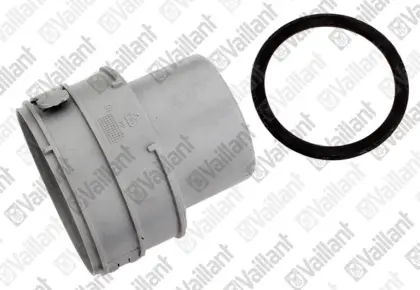 Vaillant Enkelwandige rookgashulpstuk Vaillant 80mmkunststof 092020