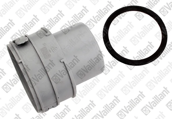 Vaillant Enkelwandige rookgashulpstuk Vaillant 80mmkunststof 092020