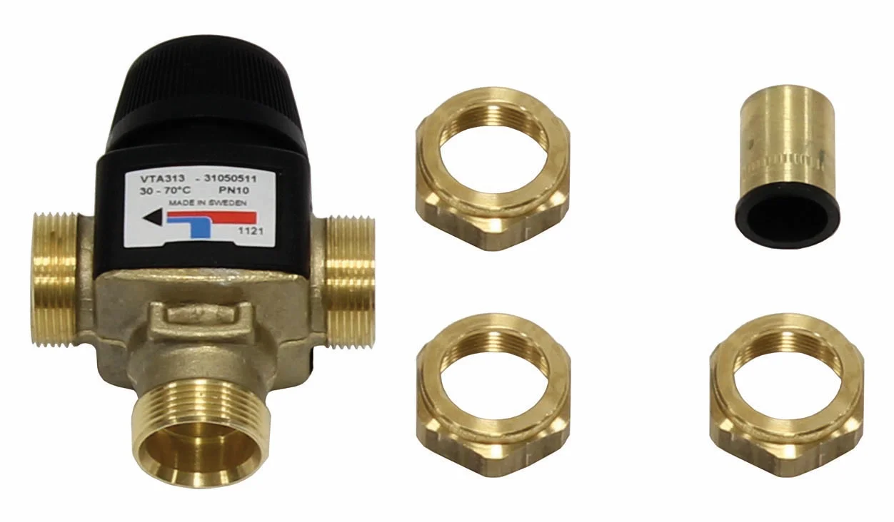 Vaillant Thermostatische mengkraan 22mm voor auroSTEP 250 en 350 vaillant ex 306254 302040
