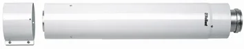 Vaillant Concentrische rookgasbuis Vaillant turboMAX aluminium/aluminium 60/100mm 1000mm wit 303802