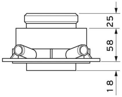 Vaillant Rookgasketeladapter Vaillant VSC246 kunststof concentrisch / concentrisch 80/125mm - 80/125mm 303926