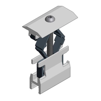 Van der Valk Alu tussenklem voor alu profiel - T30 - klembereik 28-50mm - alu 721550