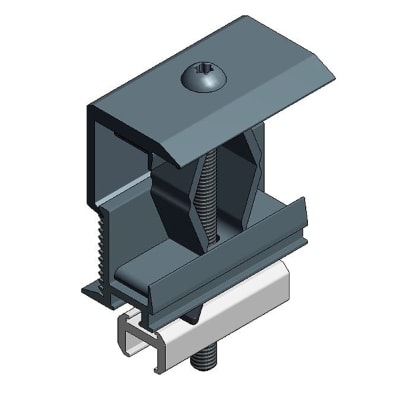 Van der Valk Alu eindklem voor alu profiel - T30 - klembereik 28-50mm - zwart 721552ZW