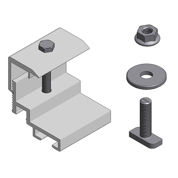 Van der Valk Alu klem power optimizer/micro omvormer - klembereik 28-50mm 721581