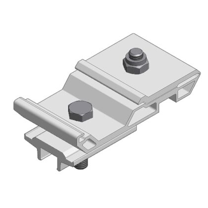 Van der Valk Alu montageklem 50mm voor cross-rail Side++ met inleg profiel 724051