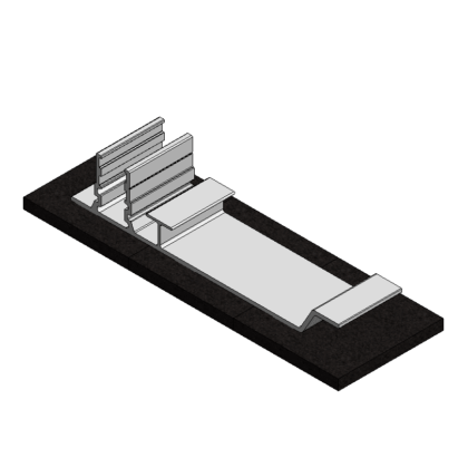 Van der Valk Alu paneelondersteuning achtervoet ValkPro+ (basis) 724720