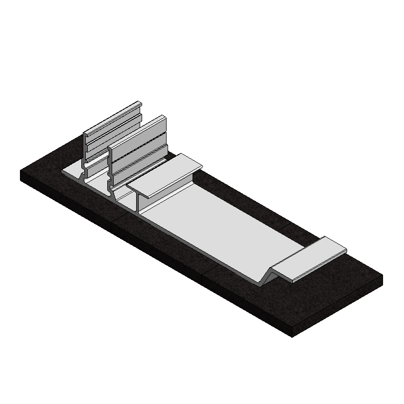 Van der Valk Alu paneelondersteuning achtervoet ValkPro+ (basis) 724720