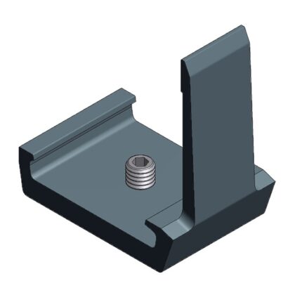 Van der Valk Alu eindstop voor inleg profiel met inbus M6x10mm - zwart 724820ZW