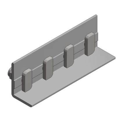 Van der Valk Alu koppelstuk voor Side++ profiel met 4x hamerkopbout M8x20mm - inox 724863