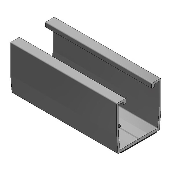 Van der Valk Alu trapezium profiel L=120mm + EPDM 7269120