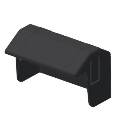 Van der Valk Kst. Afdekkap eindklem - zwart 739007