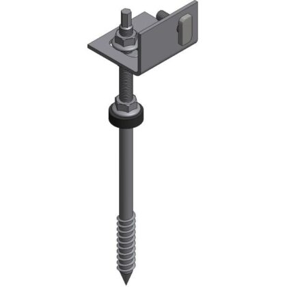 Van der Valk Rvs Boltline stokschr M10x300 L-adapt hk 747896
