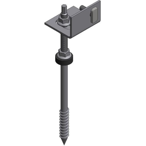 Van der Valk Rvs Boltline stokschr M10x300 L-adapt hk 747896