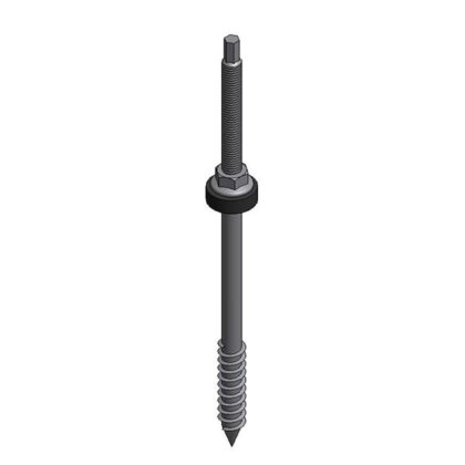 Van der Valk RVS stokschroef M10x250mm (houten gording) 747917