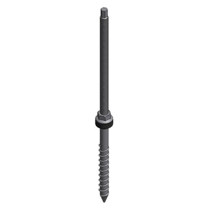 Van der Valk RVS stokschroef M12x350mm (houten gording) 747922