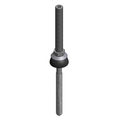 Van der Valk RVS stokschroef M10x176mm (stalen gording