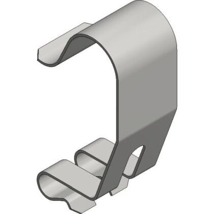 Van der Valk RVS dekselklem draadgoot h=35 clip-on 760402