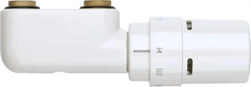 Vasco Vasco designventielset + thermostaatkop haaks WIT 118210300009016