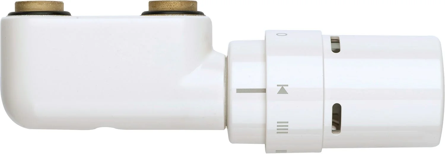 Vasco Vasco designventielset + thermostaatkop haaks WIT 118210300009016