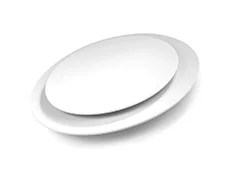 Vasco Toe-/afvoerventiel Vasco EasyFlow Ø125mm rond wit Smiley 2.0 11VE30170