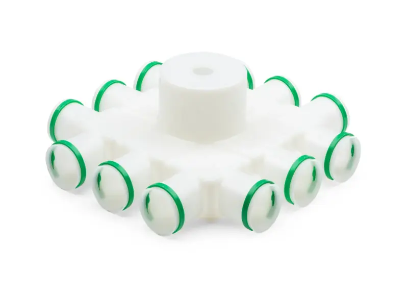 Vasco Verdeler inbouw 12 aansluitingen 75mm - d: 160mm antistatisch - easyflow betonstortsysteem vasco 11VE40351