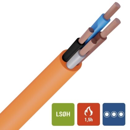 Veiligheidskabel Atox NBN 713-020 RF1H30 oranje 300/500V 4X1