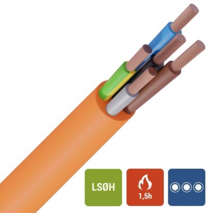 Veiligheidskabel Atox NBN 713-020 RF1H30 oranje 300/500V 5G1