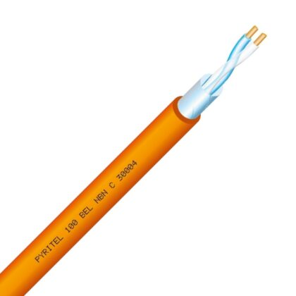 Veiligheidskabel PYRITEL 100 BEL NBN C 30-004 F2 SA SD LS0H FR2 Rf 1h30 170V oranje 1X2X0