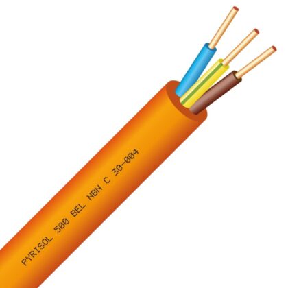 Veiligheidskabel PYRISOL 500 NBN C 30-004 F2 SA SD LSOH FR2 Rf 1h30 500V oranje 3G2